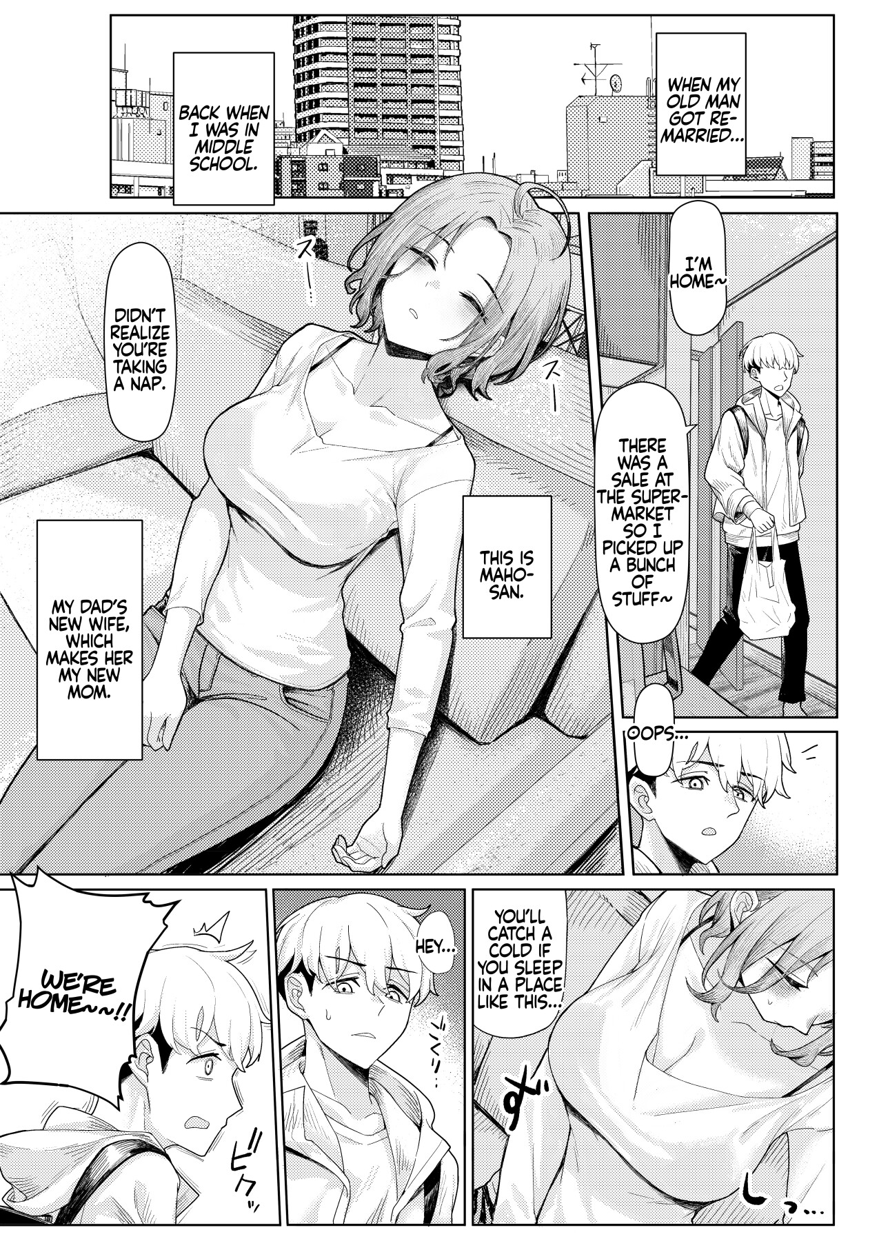 Hentai Manga Comic-Living with My Stepmom and Stepsisters After Dad's Remarriage and Having Sex with Them All-Read-2